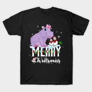 Hippo Fiona Christmas T-Shirt